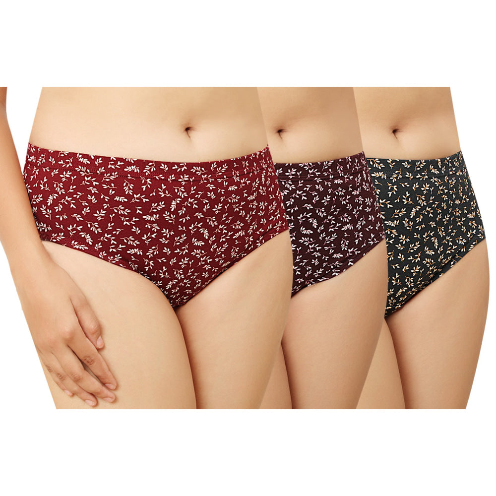 In Shape Ladies Inner Elastic Hipster Panties 8782 (115 cm) - 3 Pieces - Size 3XL (105 cm)