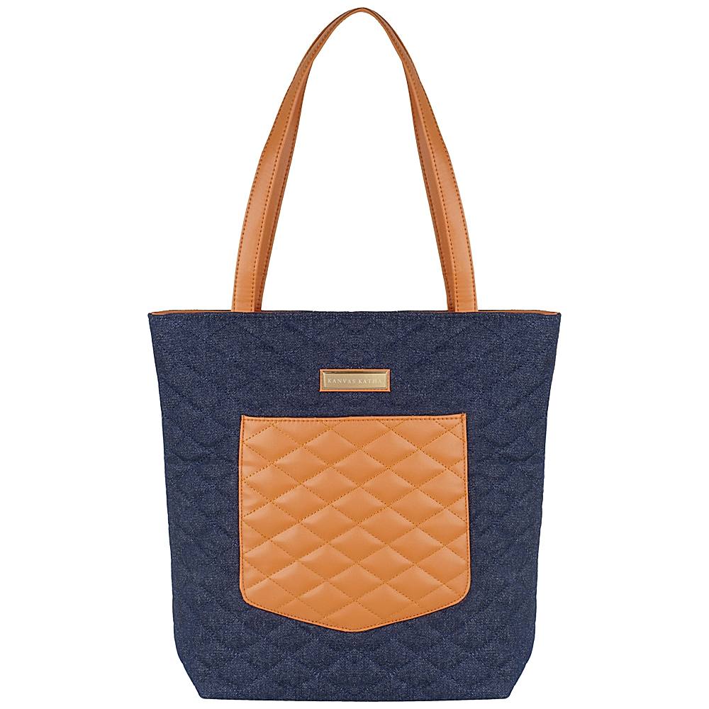 Kanvas Katha Tote Bag (KKBDT001) Dark Blue - 1 Unit