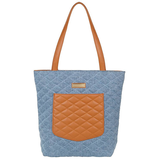 Kanvas Katha Tote Bag (KKBDT002) Ice Blue - 1 Unit