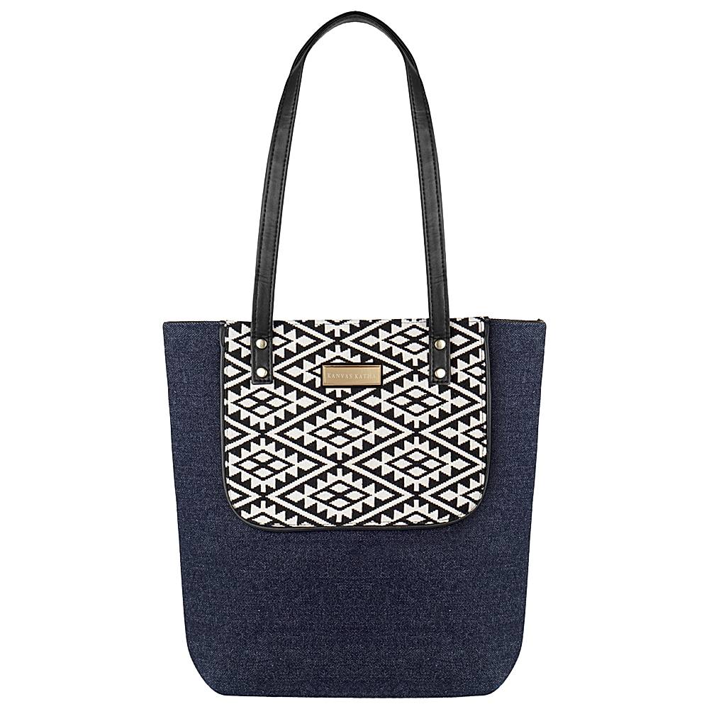 Kanvas Katha Tote Bag (KKFSO010) Dark Blue - 1 Unit