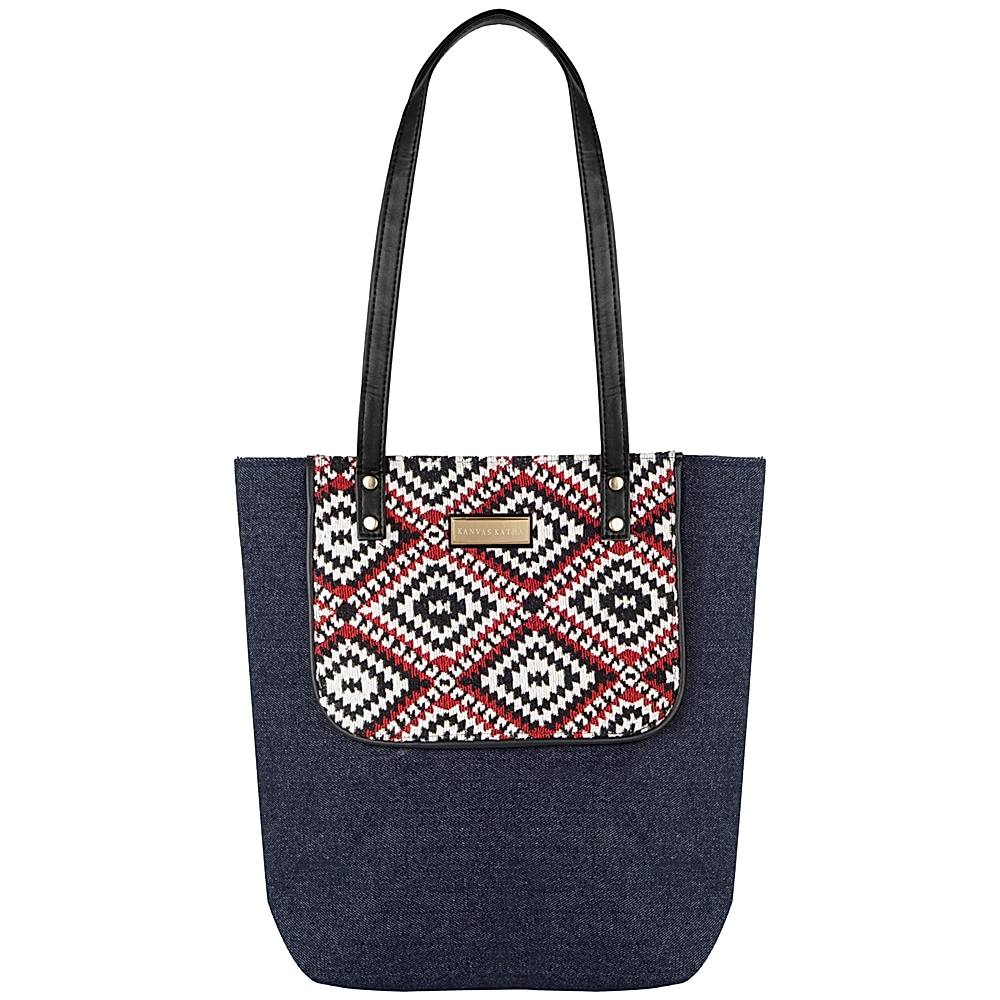 Kanvas Katha Tote Bag (KKFSO012) Dark Blue - 1 Unit