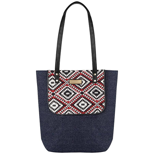 Kanvas Katha Tote Bag (KKFSO012) Dark Blue - 1 Unit