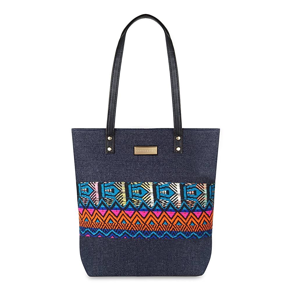 Kanvas Katha Tote Bag (KKNEA007) Dark Blue - 1 Unit