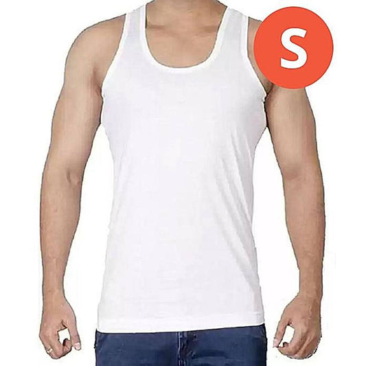 Macho Hint In Metro Men's Vest White Rn - 95 Cm (XL) - Size S