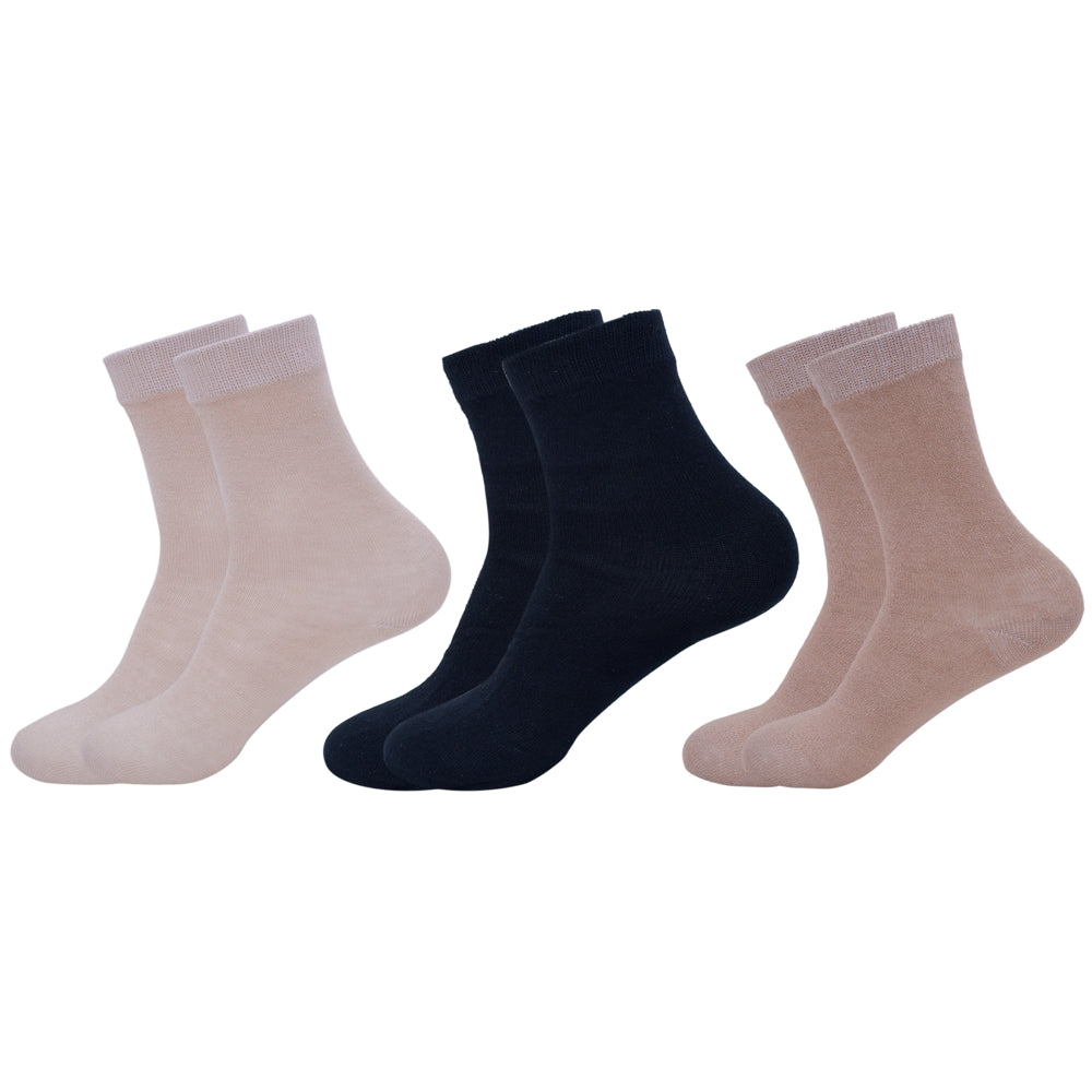 No Fuss Women's Thermal Thumb Socks - 3 U