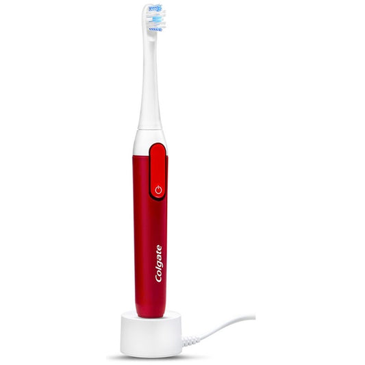 Colgate Proclinical 250R Whitening Rechargeable Sonic Electric Toothbrush - White & Maroon