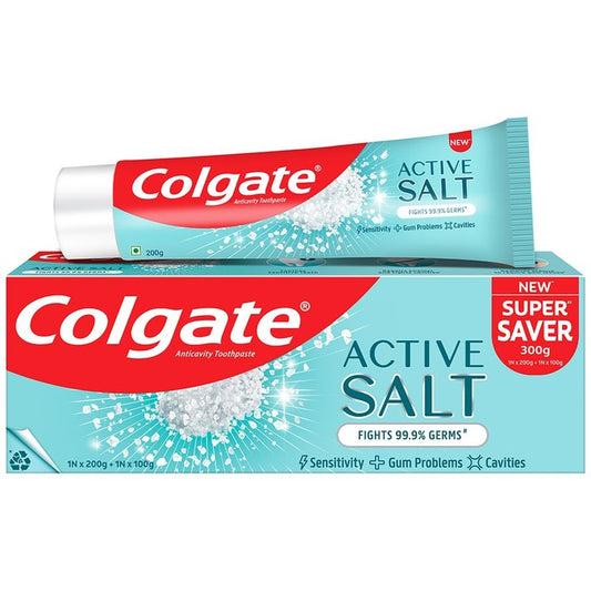 Colgate Active Salt Anticavity Toothpaste For Healthy Teeth & Gums - 300g