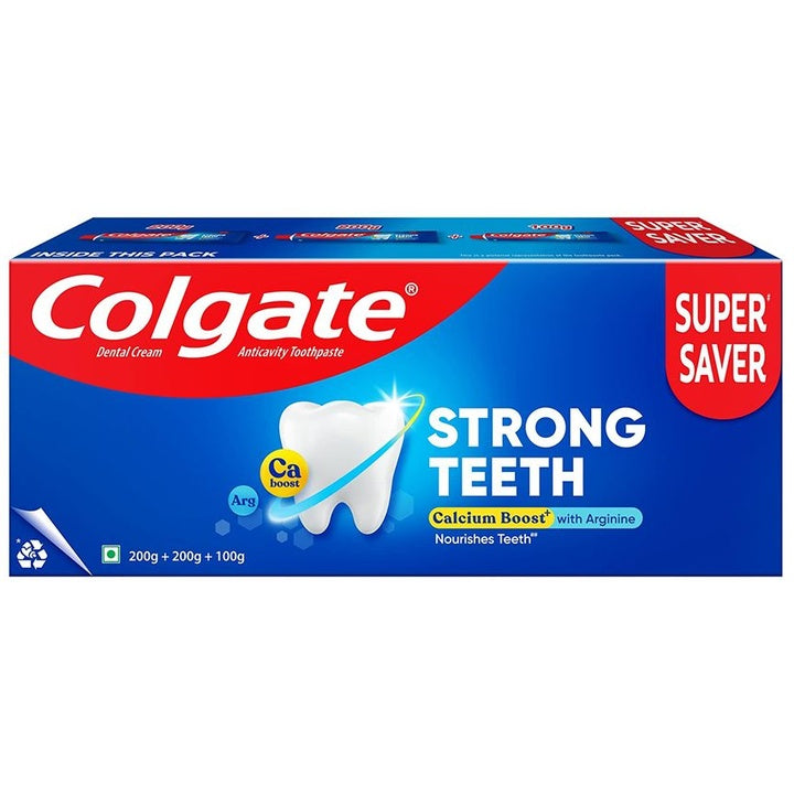 Colgate Set Of 3 Strong Teeth Calcium Boost Anticavity Toothpaste - 500 g