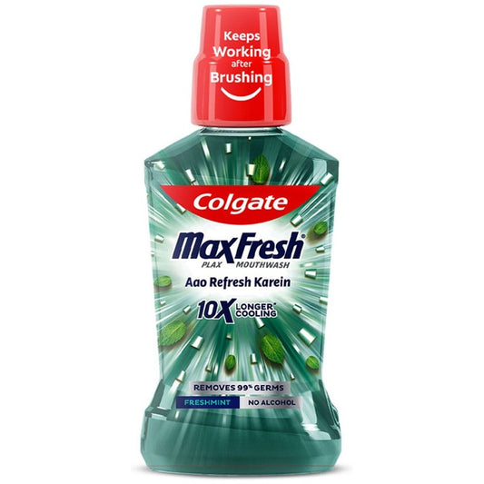 Colgate Maxfresh Plax Antibacterial Fresh Mint Mouthwash - 500ml