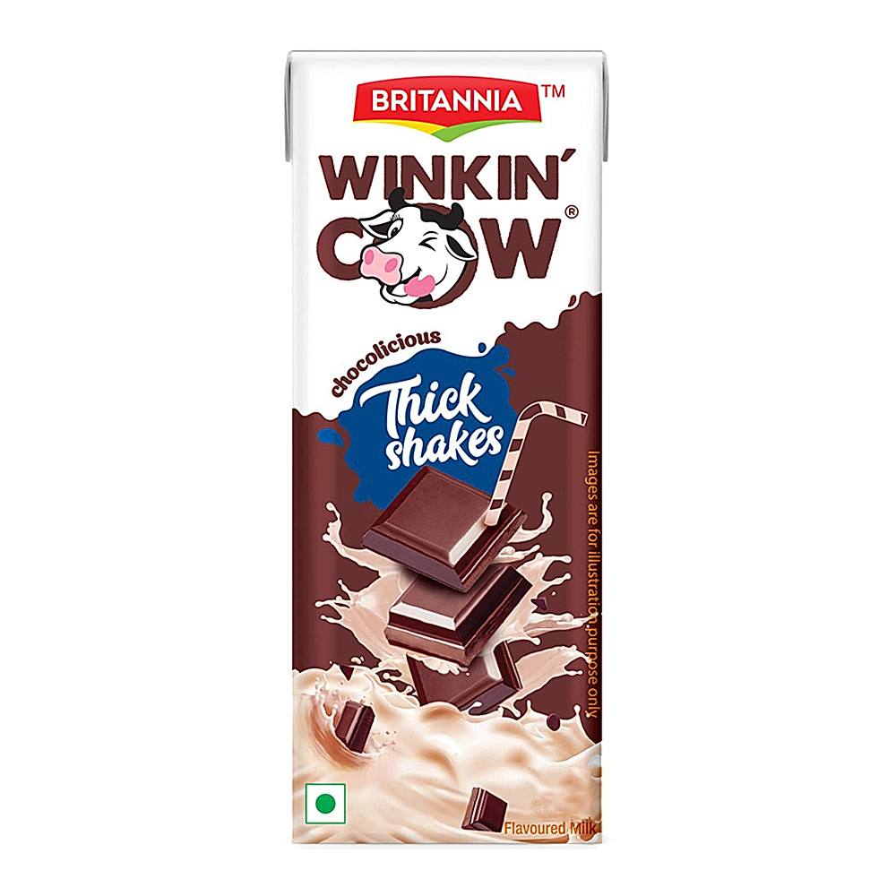 Britannia Winkin Cow Chocolate Milkshake - 180 ml