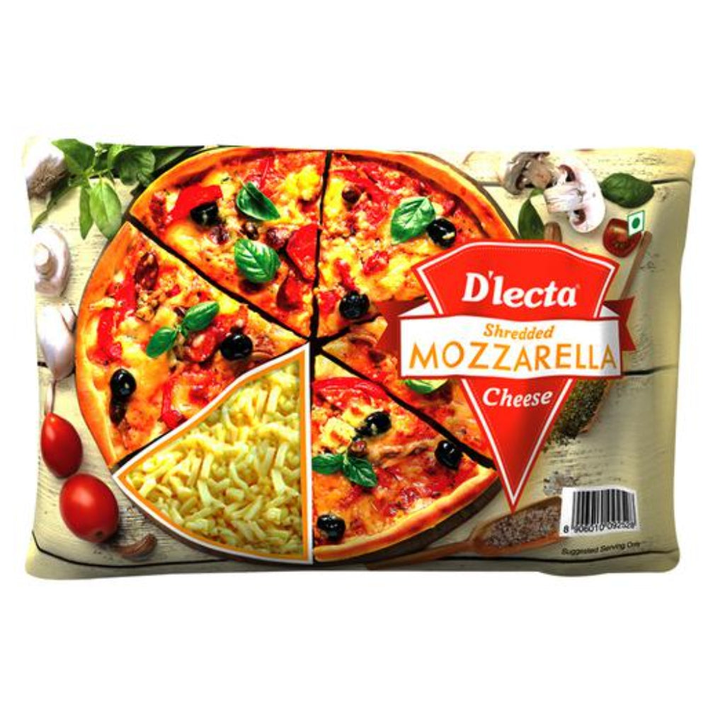 D'lecta Shredded Mozzarella Cheese - 500 g