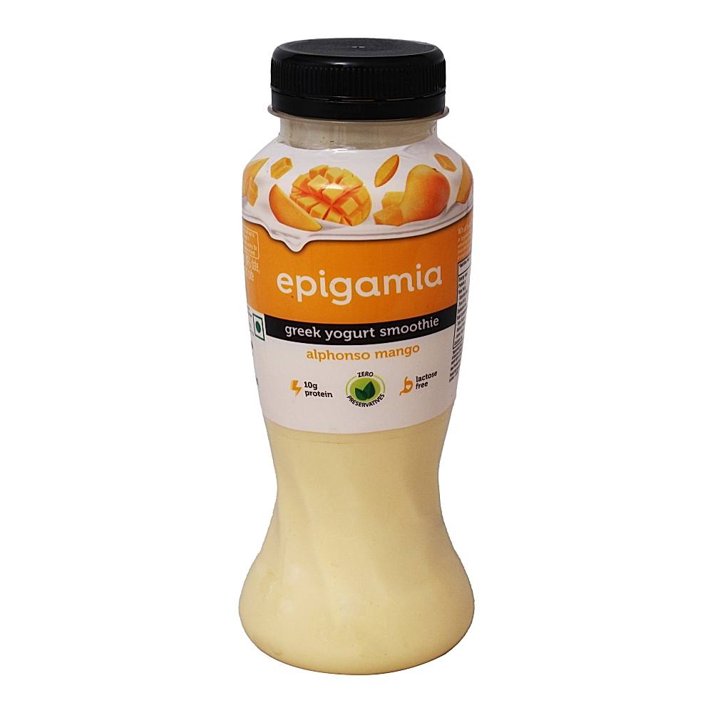 Epigamia Alphonso Mango Yogurt Smoothie - 180 ml