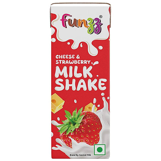 Funzz Cheese & Strawberry Milk Shake - 180 ml