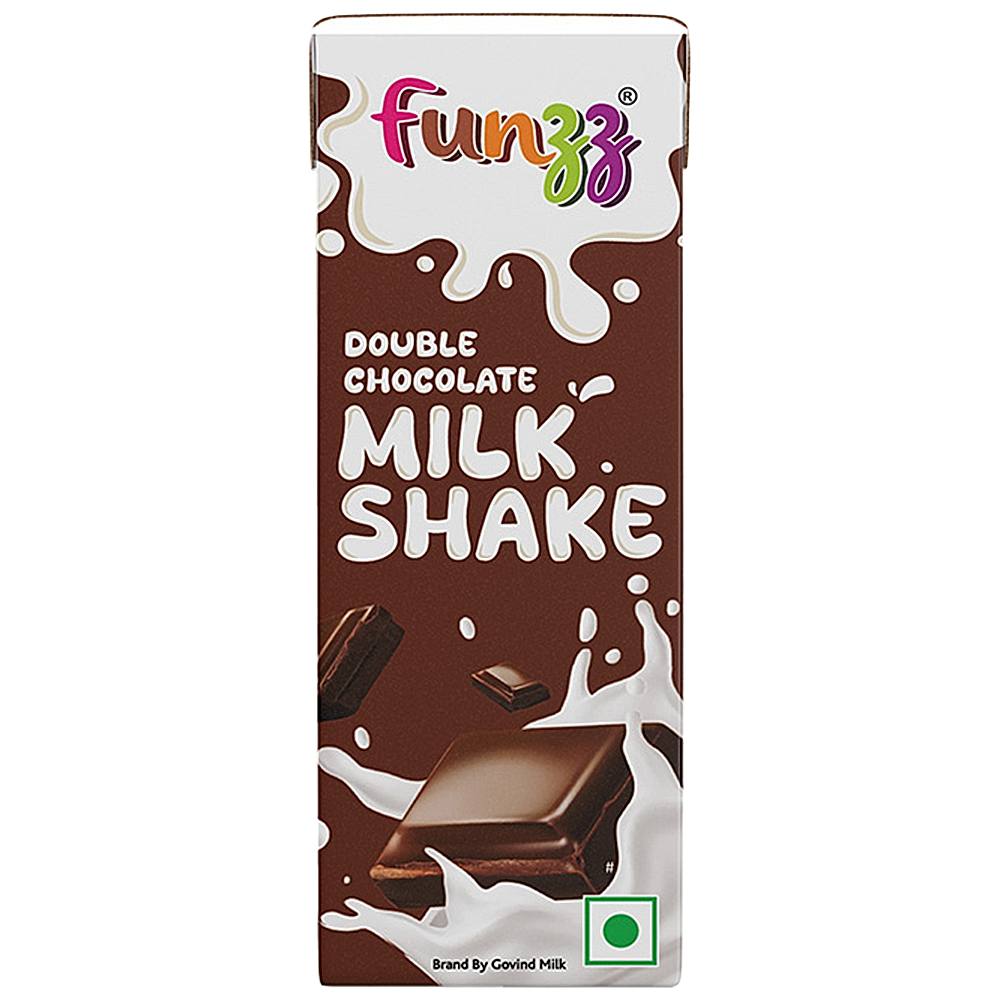 Funzz Double Chocolate Milk Shake - 180 ml