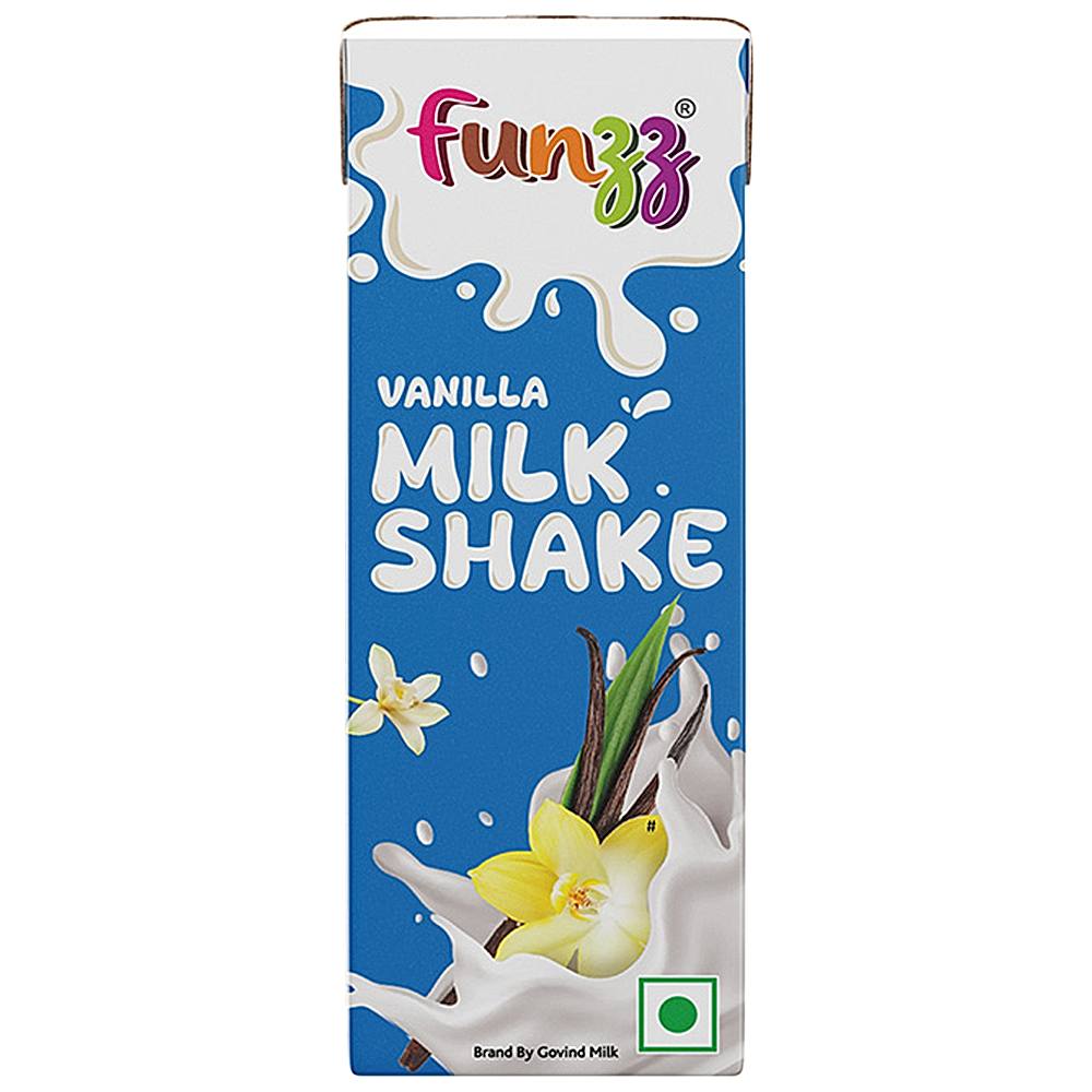 Funzz Vanilla Milk Shake - 180 ml - 1 U