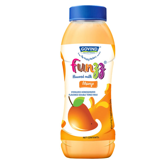 Govind Funzz Mango Flavored Milk Bottle - 200 ml