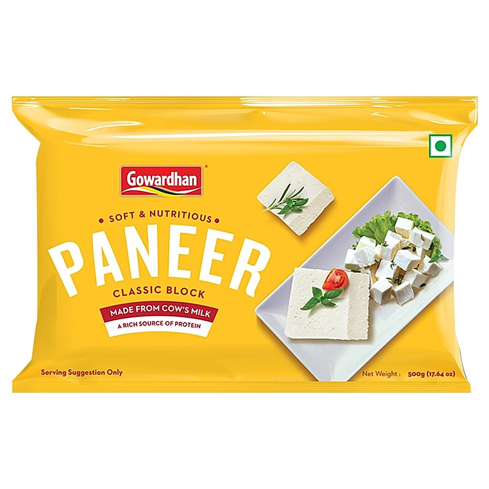 Gowardhan Paneer Classic Block - 500 g