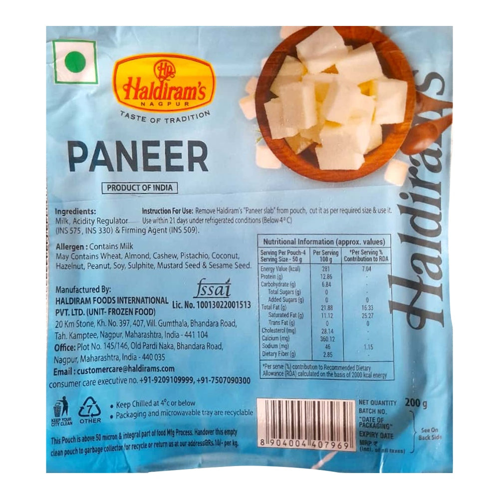 Haldiram's Nagpur Fresh Paneer - 200 g