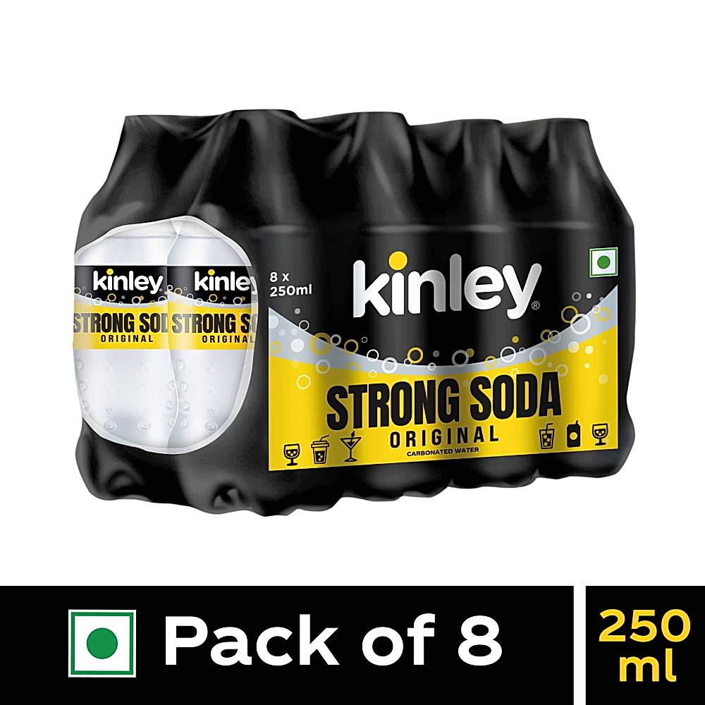 Kinley Strong Soda - 8x250 ml