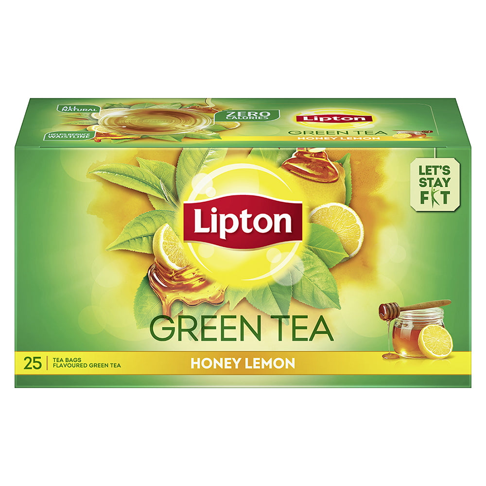 Lipton Green Tea Bags - Honey Lemon - 25 U