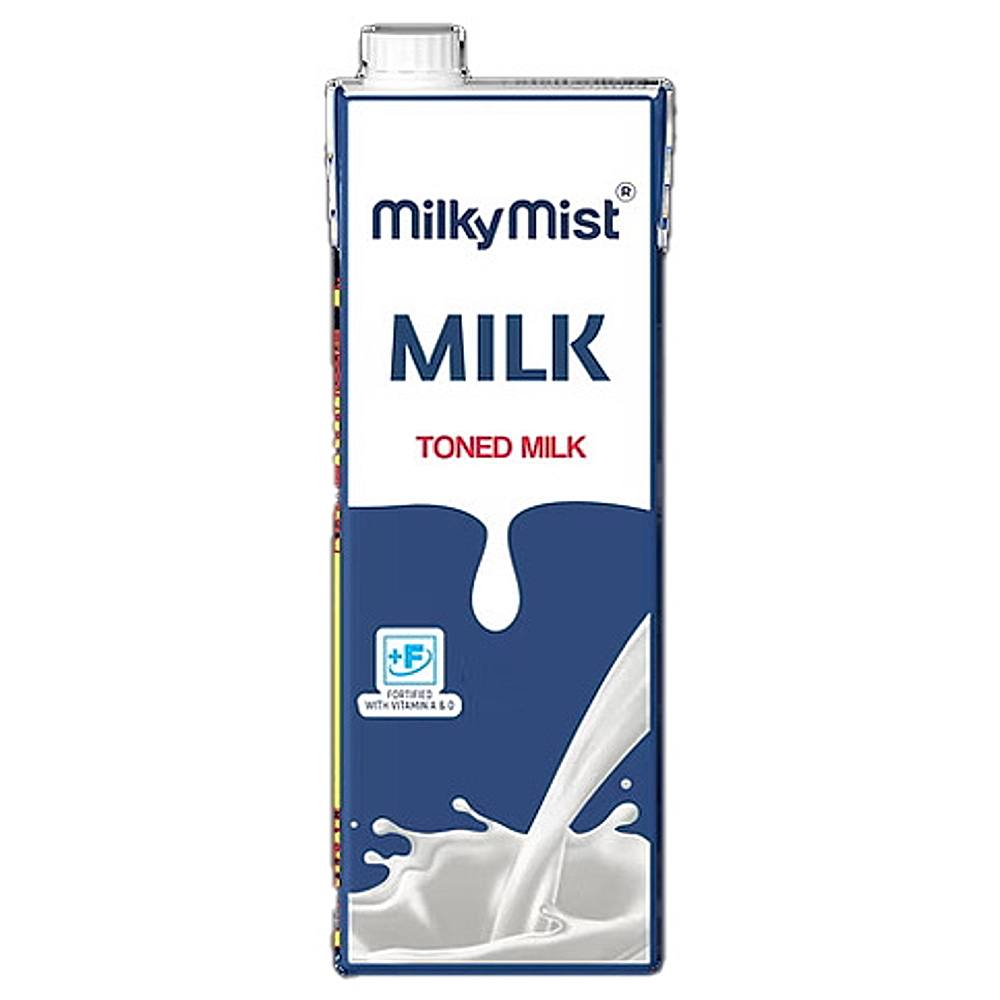 Milky Mist UHT Sterilized Toned Milk - 1 L