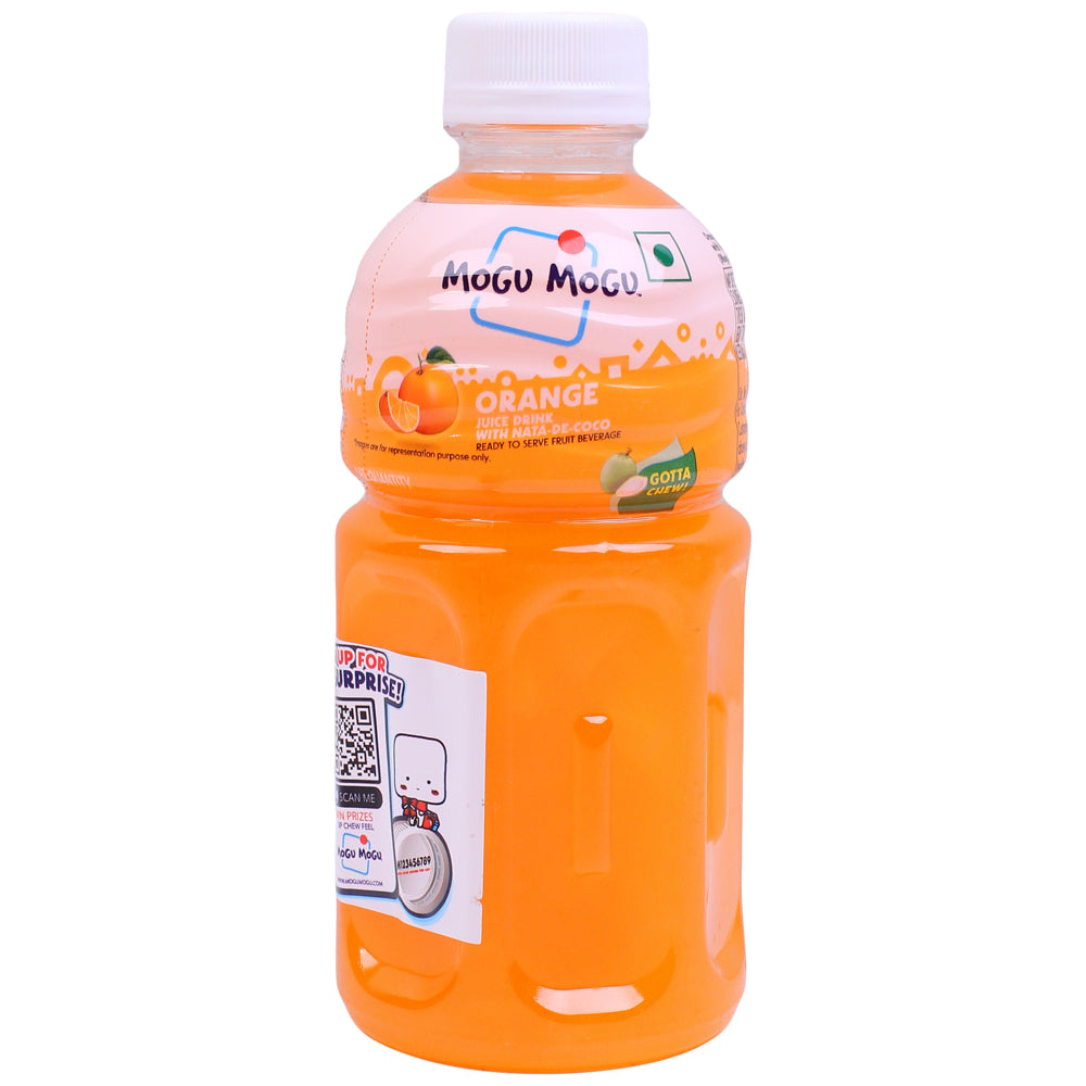 Mogu Mogu Ornge Juice Drink with Nata De Coco - 300 ml