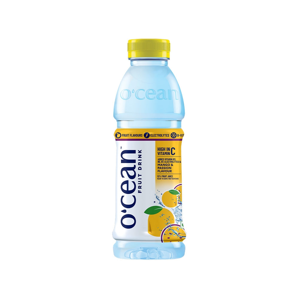 O'cean Fruit Drink - Mango & Passion Fruit Flavour - 500 ml