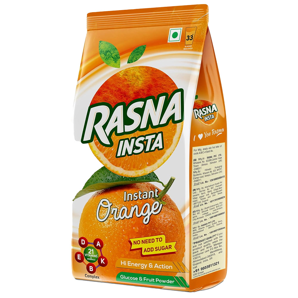 Rasna Insta Orange Powder - 750 g