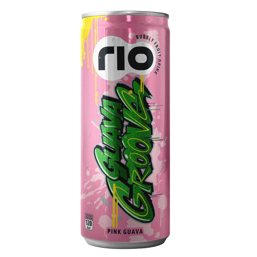 Rio Pink Guava Bubbly Fruit Drink - 250 ml