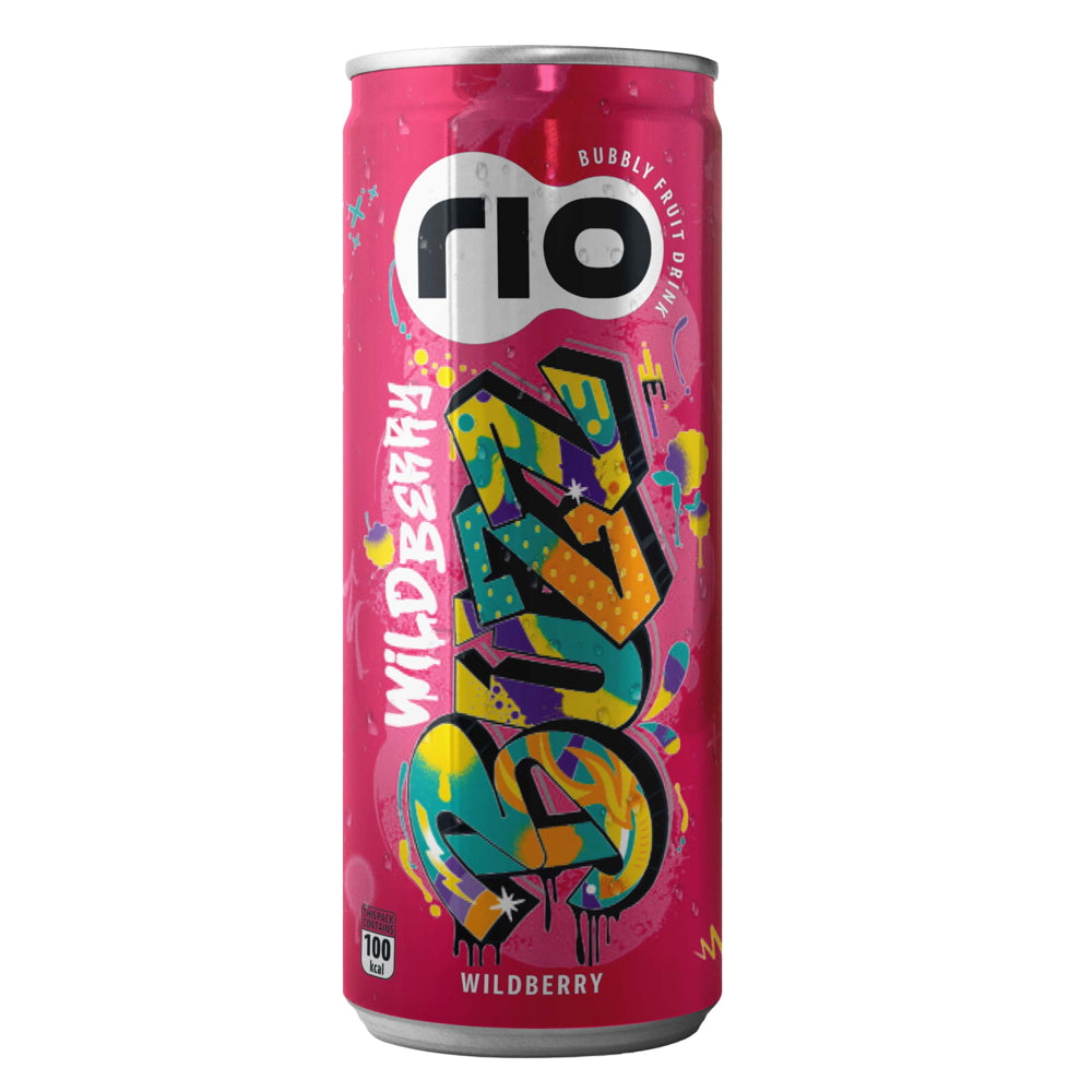 Rio Wild Berry Bubbly Fruit Drink - 250 ml