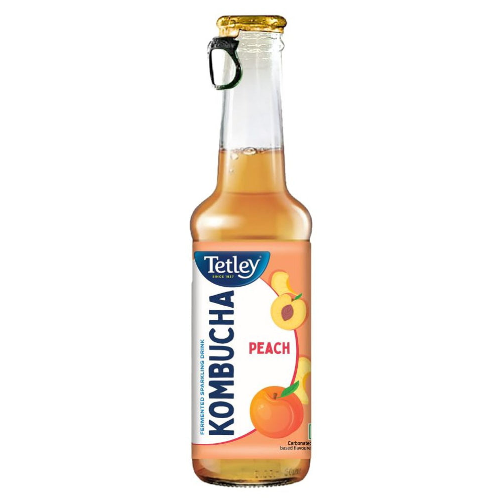 Tetley Kombucha Peach - 265 ml