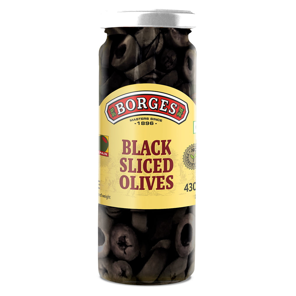 Borges Black Sliced Olives