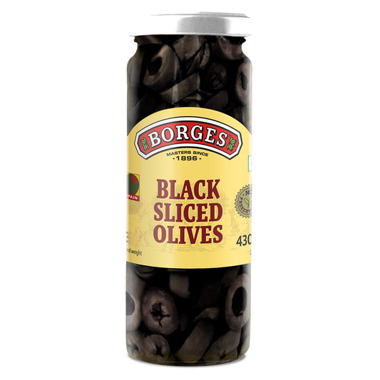 Borges Black Sliced Olives