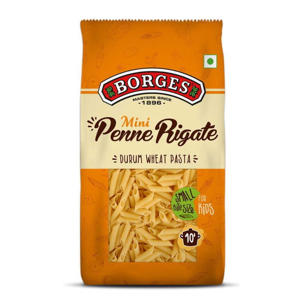 Borges Mini Penne Rigate Durum Wheat Pasta