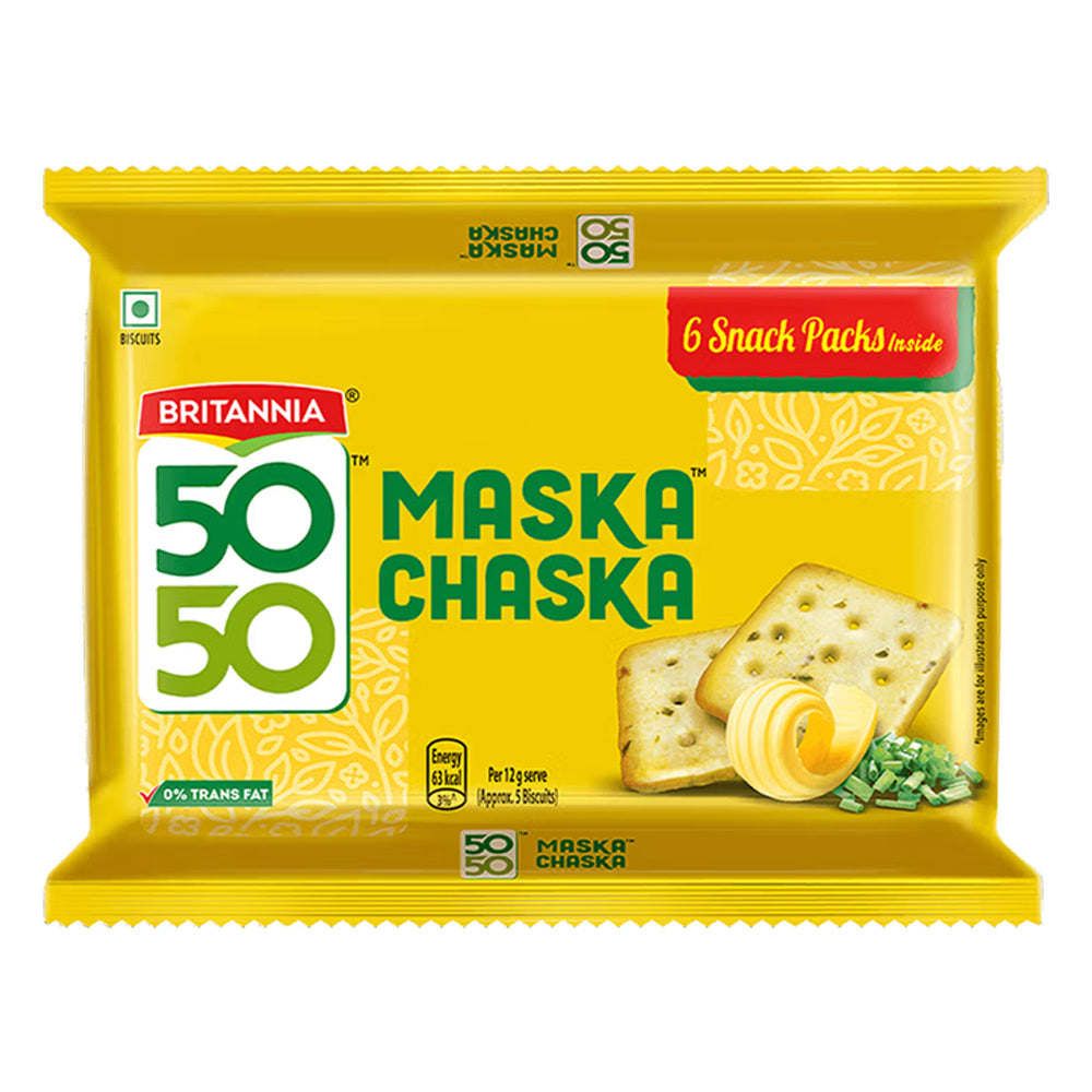 Britannia 50-50 Maska Chaska Biscuits