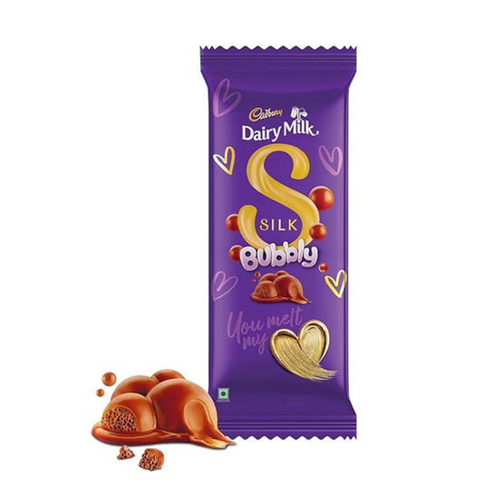 Cadbury Dairy Milk Silk Bubbly Chocolate Bar