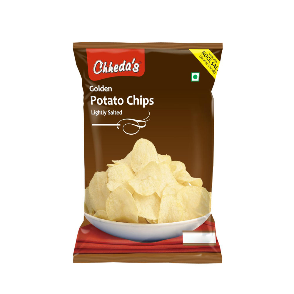 Chheda's Golden Potato Chips - Lightly Salted