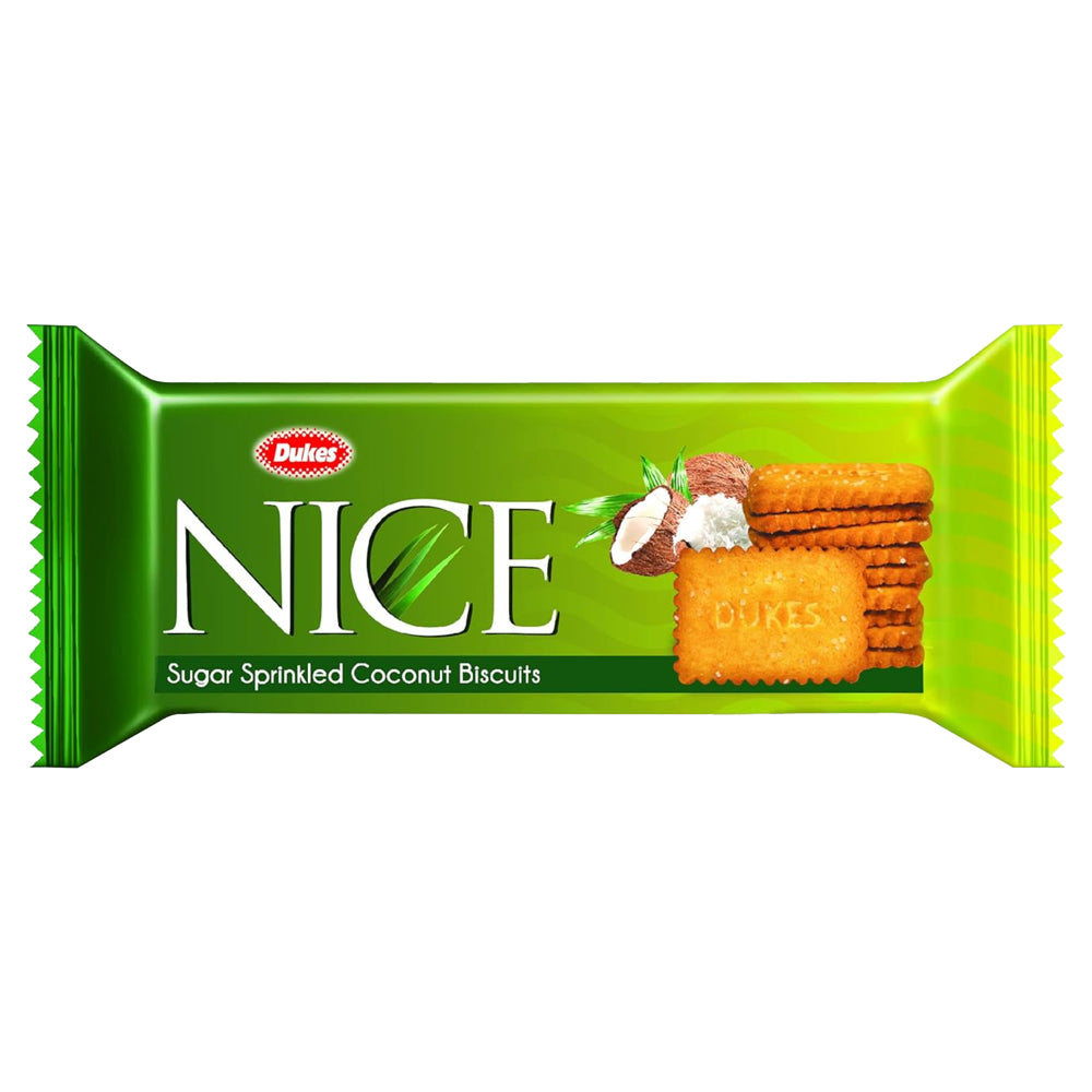 Dukes Nice Sugar Sprinkled Coconut Biscuits