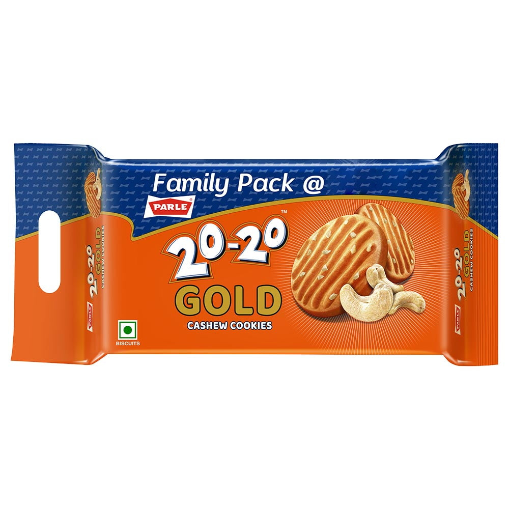 Parle 20-20 Gold Cashew Cookies