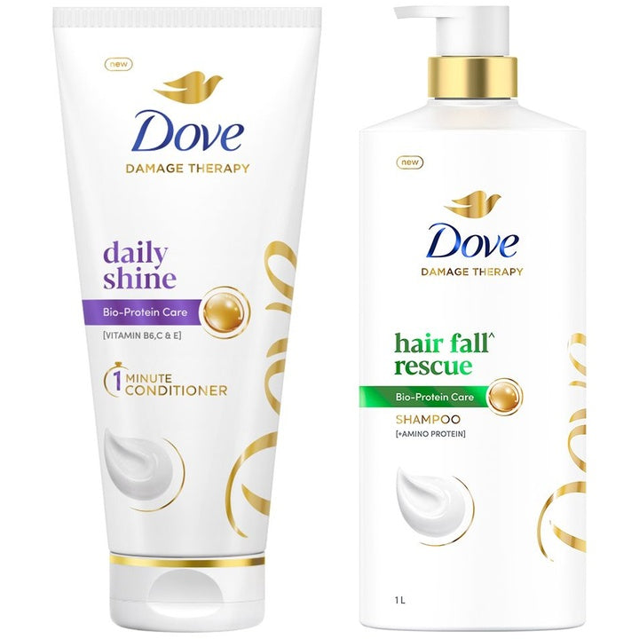 Dove Hair Fall Rescue Shampoo & Daily Shine Conditioner