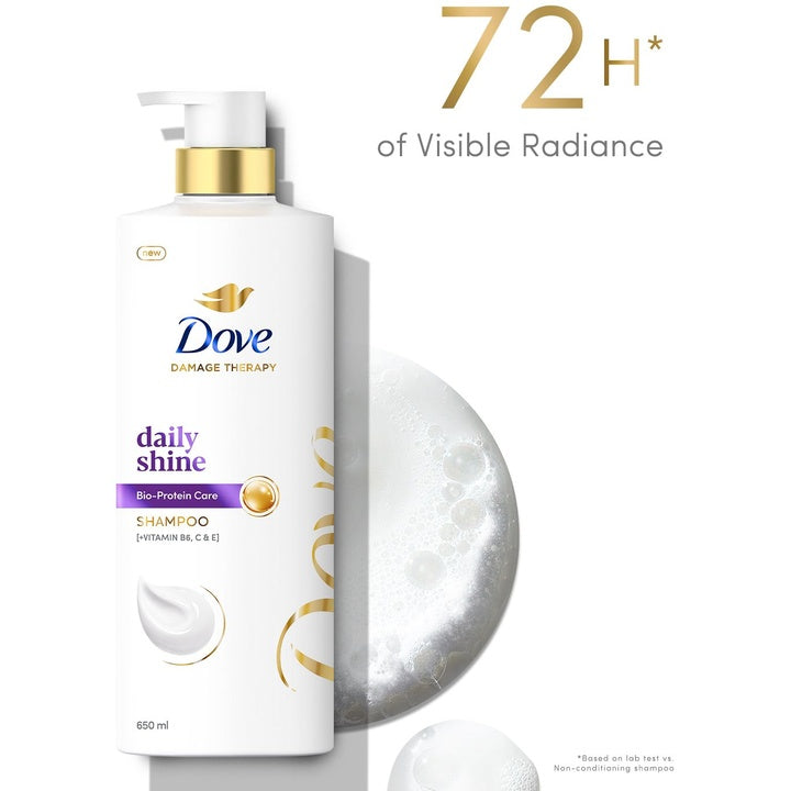 Dove Daily Shine Shampoo with Glycerin 650 ml