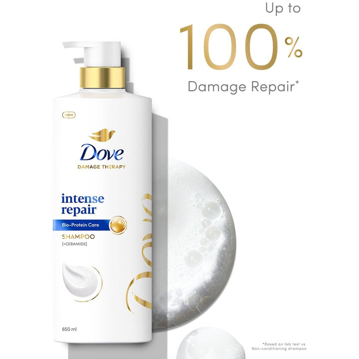 Dove Hair Therapy Intense Repair Shampoo with Glycerin 650 ml