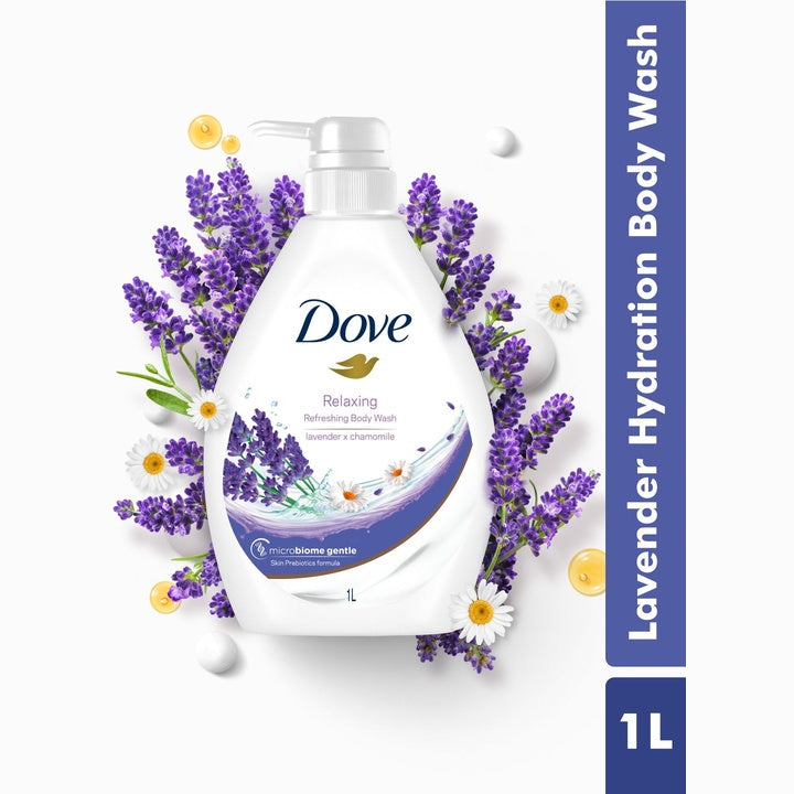 Dove Lavender & Chamomile Go Fresh Microbiome Gentle Body Wash - 1L