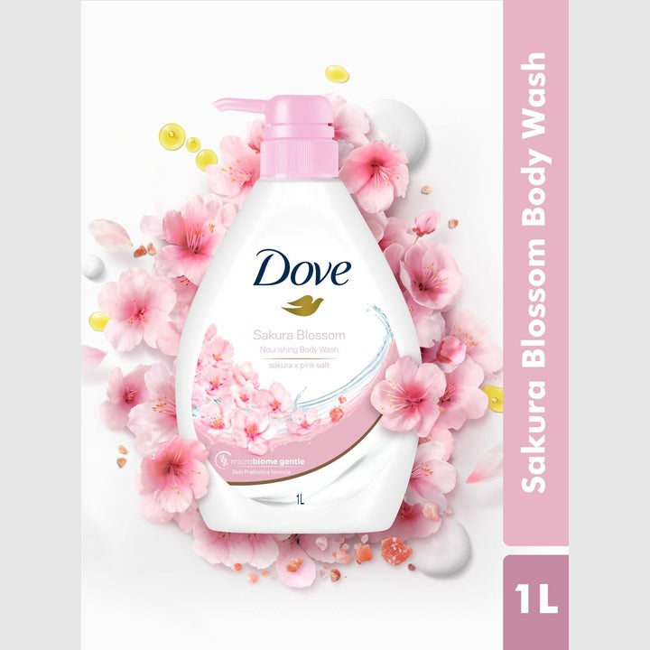 Dove Sakura Blossom Go Fresh Body Wash with Himalayan Pink Salt - 1L