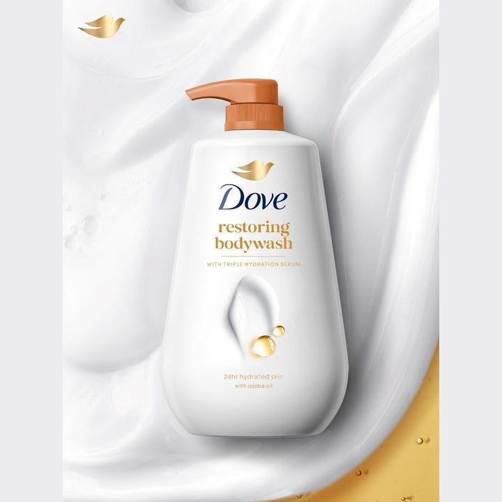 Dove Dryness Care Bodywash with Triple Hydration Serum - 825 ml