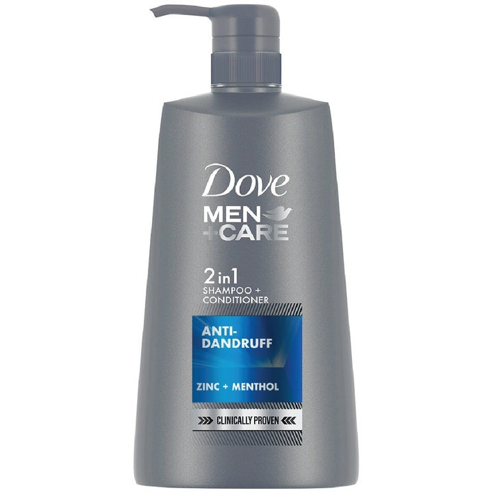 Dove Men +Care Anti-Dandruff 2-in-1 Shampoo + Conditioner with Zinc & Menthol - 650ml