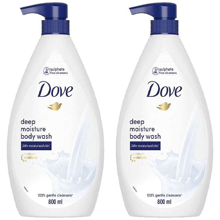 Dove Set of 2 Deep Moisture Body Wash - 800ml each