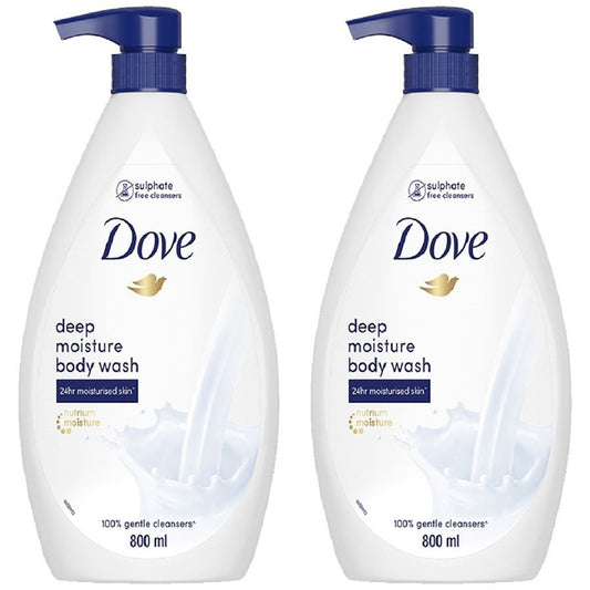 Dove Set of 2 Deep Moisture Body Wash - 800ml each