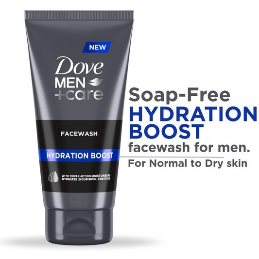 Dove Men + Care Hydration Boost Soap-Free Facewash - 150ml
