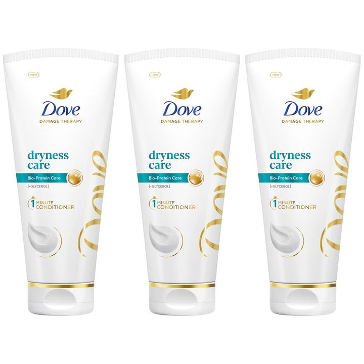 Dove Set of 3 Dryness Care Conditioner with Bio-Protein Care - 175ml each